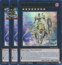 Yugioh! 3x Dingirsu the Orcust of the Evening Star RA01-EN040 Ultra Rare NM - Image 1