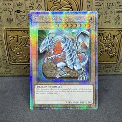 Yugioh Blue-Eyes White Dragon LC01-EN004 Quarter Century Secret Rare NM - Image 1