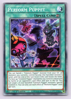 Perform Puppet - LDS3-EN068 - Common - 1st Edition - Yugioh - Image 1