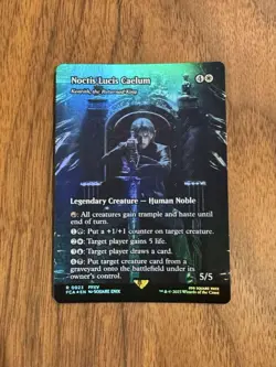 YuGiOh Noctis Lucis Caelum Returned King Kenris Showcase Foil English Trading - Image 1