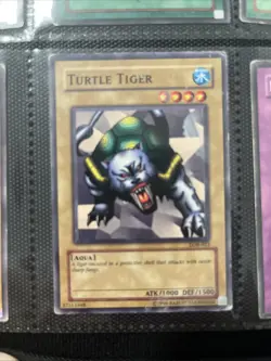 YuGiOh - Turtle Tiger - LOB-023 - Common Unlimited Edition TCG - Image 1