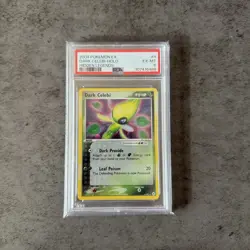 2004 Pokemon EX Hidden Legends 4/101 Dark Celebi PSA 6 Holo Rare Card vintage - Image 1