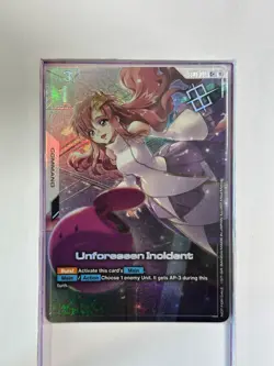 ST01-014 Unforeseen Incident C+ Tournament Winner -Gundam Card Game TCG Textured - Image 1