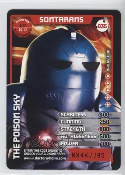 2010 Doctor Who - Monster Invasion Trading Card Game Sontarans #35 - Image 1