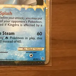 Kingdra (Prime) 85/95 Holo Ultra Rare Pokemon Card (2010) Unleashed MINT - Image 4