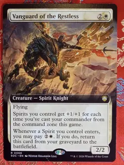 EXTENDED Vanguard of the Restless Secrets of Strixhaven commander Magic MTG - Image 1