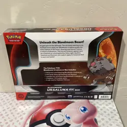 NEW- Pokemon Bloodmoon Ursaluna ex Box- Factory Sealed-Surging Sparks - Image 3
