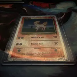 Pokemon Ponyta 87/110 Legendary Collection Reverse Holo Smash Kick Flame Tail EN - Image 4