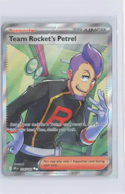 Team Rocket's Petrel 226/182 Ultra Rare Destined Rivals Pokemon NM - Image 1
