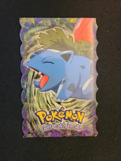 1999 TOPPS POKEMON DIE CUT BLUE LOGO CHARIZARD BLASTOISE IVYSAUR NM GRADABLE - Image 4