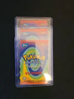 1999 TOPPS POKEMON DIE CUT BLUE LOGO CHARIZARD BLASTOISE IVYSAUR NM GRADABLE - Image 5