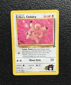 Pokemon TCG - Erika's Clefairy 40/132 - Vintage Unlimited - Gym Challenge - Image 1