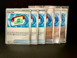 Lot of 6 Poke Pad 081/088 cards Perfect Order Pokemon TCG - Image 1