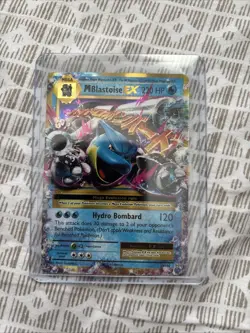 Pokemon TCG Mega-Blastoise EX XY Evolutions Holo Rare Card 22/108 NM - Image 1