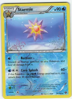 Starmie 34/146 Rare Reverse Holo XY Base Set LP Pokemon - Image 1