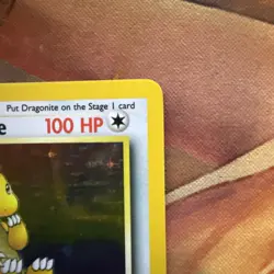 Pokemon TCG Dragonite Holo Rare Card 4/62 Fossil 1999 - Image 5