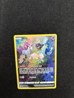 Pokemon Mew Ultra Rare Holo Crown Zenith Galarian Gallery GG10/GG70 60 HP - Image 3
