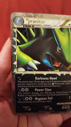 Tyranitar Prime Holo Pokemon Card Unleashed 88/95 English Light Play LP - Image 5