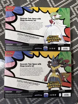 Pokemon TCG: Ascended Heroes Poster Collections Lot - Gardevoir & Lucario Boxes - Image 2