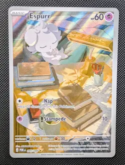 Pokemon Espurr IR Illustration Rare Full Art Near Mint Perfect Order 095/088 - Image 1