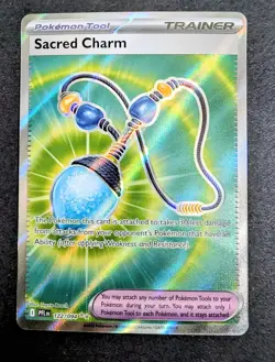 Pokemon TCG Sacred Charm 122/094 ME02: Phantasmal Flames Ultra Rare NM - Image 1