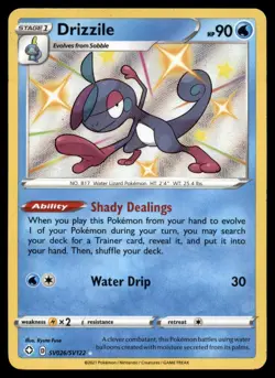 Drizzile SV026/SV122 Shiny Rare Shining Fates Shiny Vault Pokemon Holo LP - Image 1