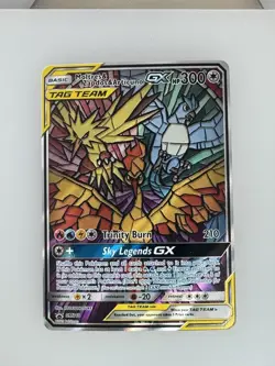 2019 Pokemon Moltres & Zapdos & Articuno GX SM210 Promo Excellent Condition - Image 1