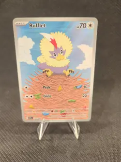 Pokemon TCG Rufflet Illustration Black Bolt 154/086 - Image 1