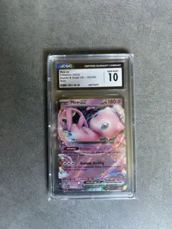 Mew ex Pokemon TCG Scarlet & Violet 151 151/165 CGC 10 Holo EX 2023 - Image 1