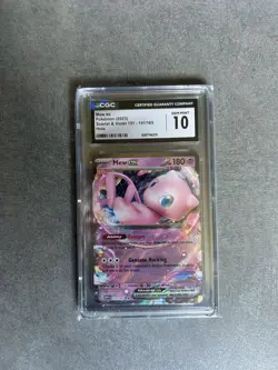 Mew ex Pokemon TCG Scarlet & Violet 151 151/165 CGC 10 Holo EX 2023 - Image 2