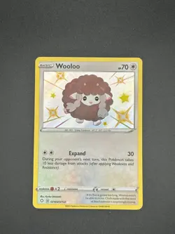Pokemon Wooloo SV103/SV122 Shining Fates: Shiny Vault Holo Near Mint Fast Ship - Image 1
