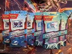 Pokemon Knock Out Collection Box Kyogre & Suicune LOT - Image 1