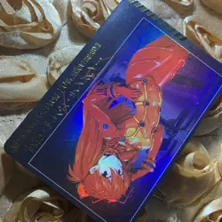 Asuka Langley Soryu Evangelion Data Goddess Anime Foil ACG Girl Card Red - Image 3