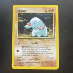 Pokemon TCG Phanpy Neo Genesis 43 Regular Unlimited Uncommon - Image 1