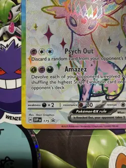 Pokemon Espeon EX SVP 175 Premium Figure Collection Black Star Promo NM - Image 3