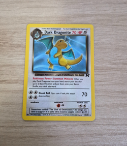 Pokemon Dark Dragonite 22/82 Team Rocket Rare Regular Unlimited 70 HP - Image 1