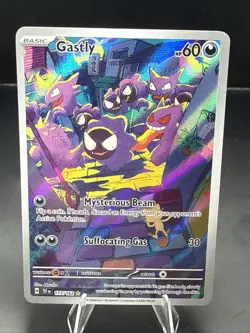 Pokemon Gastly 177/162 Illustration Rare Temporal Forces Pokemon - Image 2