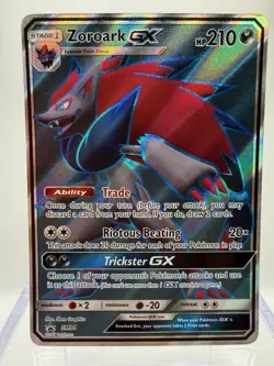 Zoroark GX SM84 Black Star Promo Full Art Shining Legends Pokemon TCG - Image 1