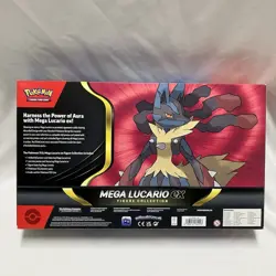 Pokemon TCG: Mega Lucario ex Premium Figure Collection Box - Factory Sealed - Image 3