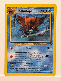 Kabutops 25/75 Neo Discovery - Pokemon TCG WOTC - LP - Image 1