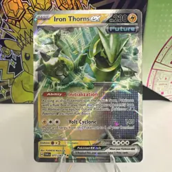 Pokemon TCG | Double Rare Iron Thornes EX #77/167 |Twilight Masquerade - Image 1