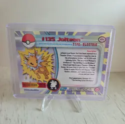 Jolteon #135 - Topps Pokemon Series 3, Ex-Nm - Image 2