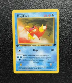 Pokemon TCG - 1st Edition Magikarp 47/82 - Vintage Rare - Team Rocket *LP - Image 1