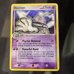 Pokemon TCG Dusclops 7/107 EX Deoxys Holo Rare 70HP Stage 1 Psychic Removal 20 - Image 1