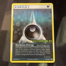 Darkness Energy (Special) 86/106 EX Emerald Reverse Holo Pokemon TCG Vintage - Image 1