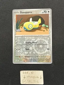 Pokemon Journey Together - Dunsparce - 120/159 - Reverse Holo - M/NM - Image 1