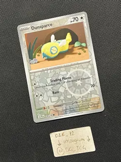 Pokemon Journey Together - Dunsparce - 120/159 - Reverse Holo - M/NM - Image 3