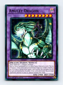 Amulet Dragon Common Legendary Dragon Decks LEDD-ENA35 LP - Image 1