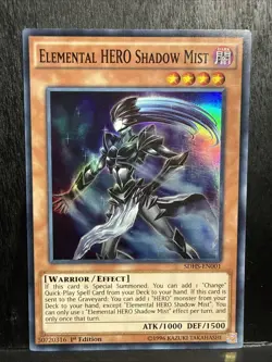 Elemental HERO Shadow Mist SDHS-EN001 Structure Deck: HERO Strike 1st Edition - Image 1