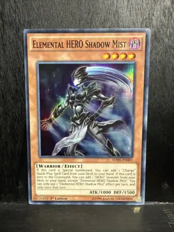 Elemental HERO Shadow Mist SDHS-EN001 Structure Deck: HERO Strike 1st Edition - Image 2